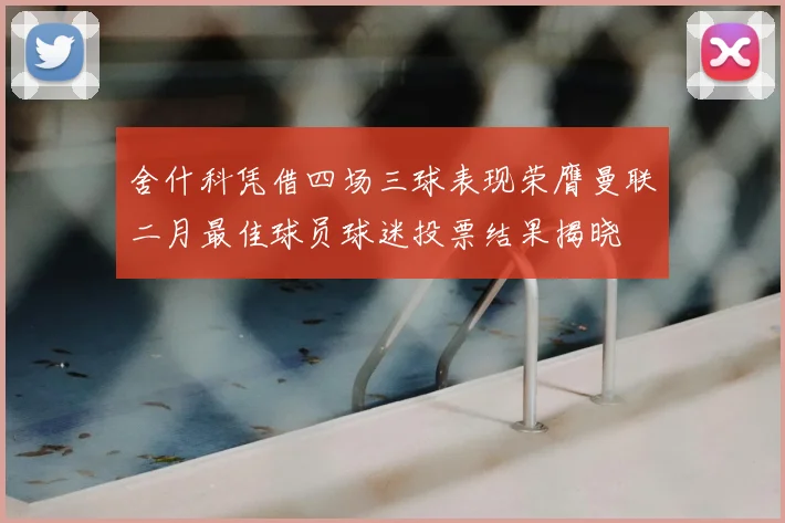 舍什科凭借四场三球表现荣膺曼联二月最佳球员球迷投票结果揭晓